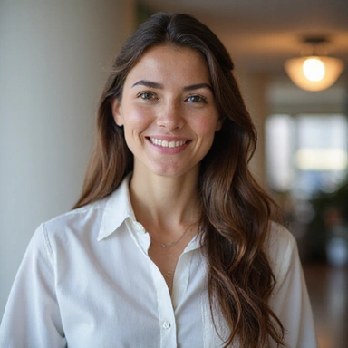 Professional portrait of a friendly nutritionist